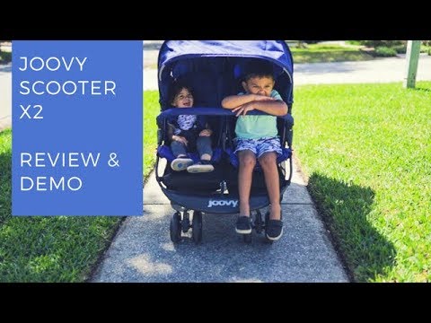 Joovy Scooter X2(DOUBLE STROLLER)  review & Demo