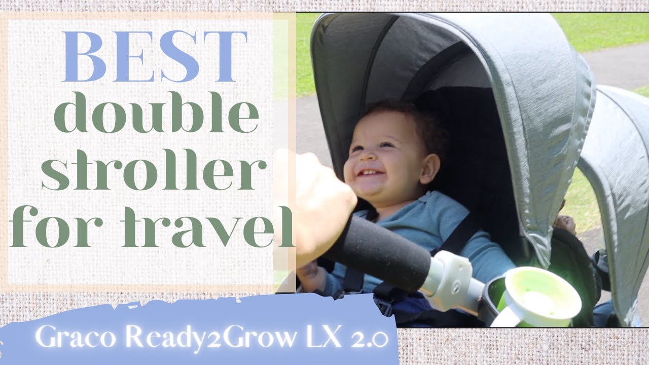 The BEST Double Stroller for Travel | Graco Ready2Grow LX 2.0 Double Stroller Review