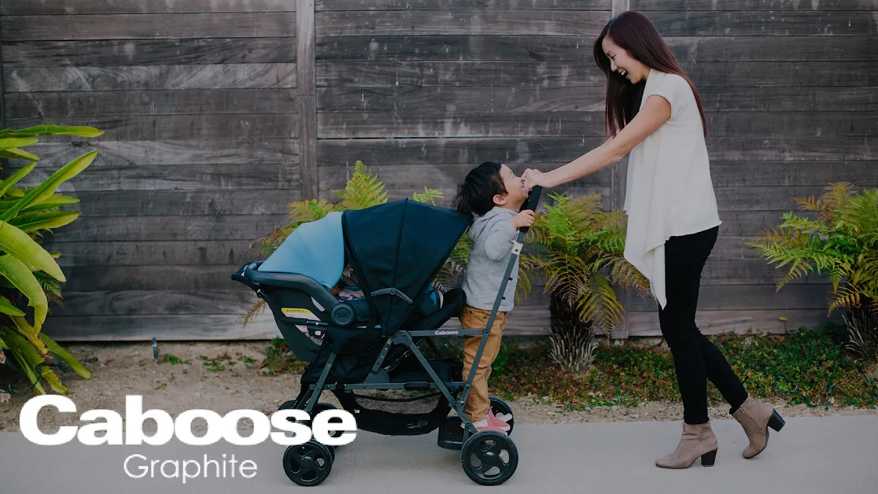 Joovy Caboose Graphite Stand-on Tandem Stroller