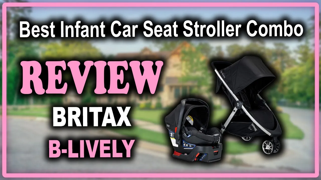 Britax B-Lively Travel System with B-Safe 35 Infant Car Seat - Infant Car Seat Stroller All in One