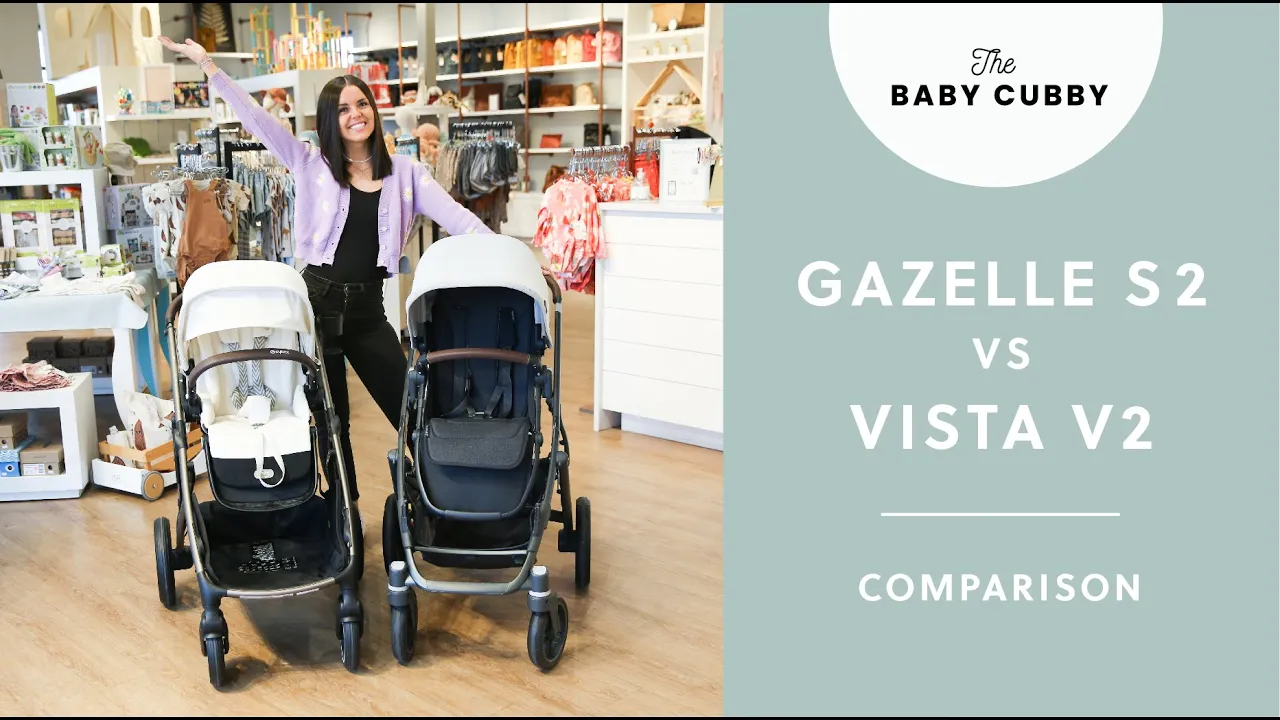 The Cybex Gazelle S/S2 vs The UPPAbaby VISTA V2 | Stroller Comparison