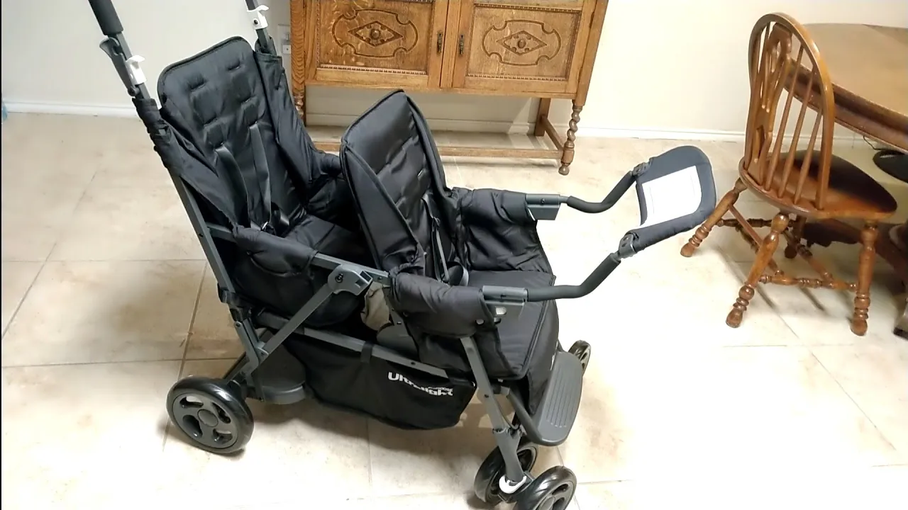 joovy Caboose Too Ultralight Graphite Double Stroller Unboxing, Assembly, and Review